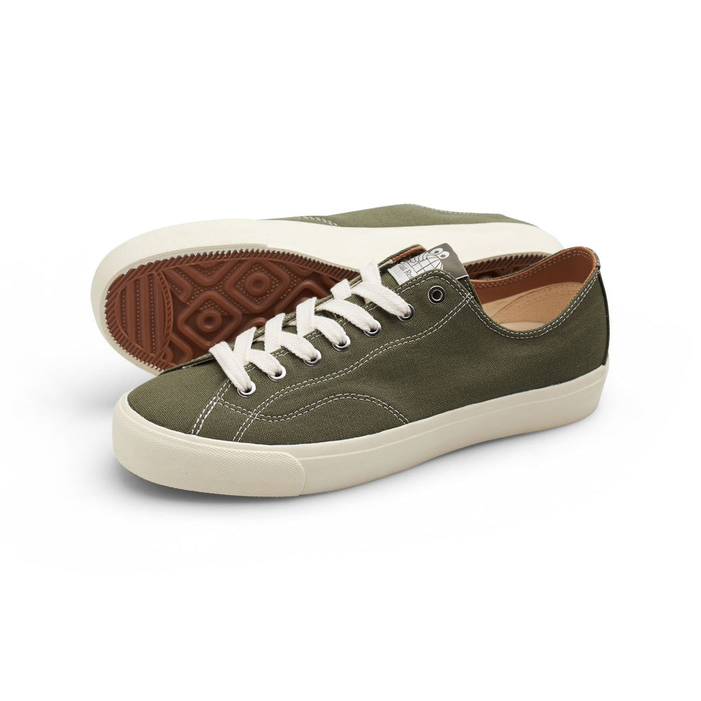 VM003-Lo Canvas (Burnt Olive / White) Shoes - UK 7.5