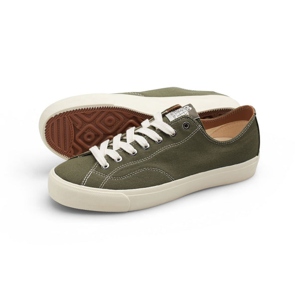 VM003-Lo Canvas (Burnt Olive / White) Shoes - UK 7.5