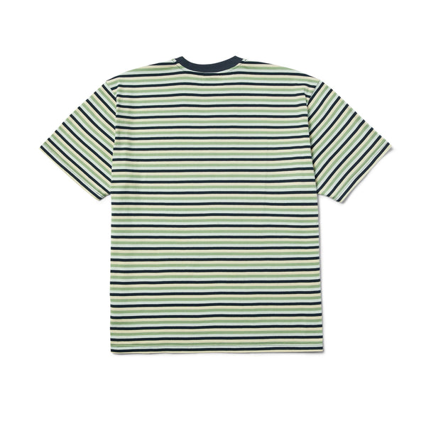 HUF Apollo Striped S / S Knit Boxy Top (Blue) T-Shirt - S