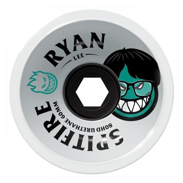 Spitfire Soft Skateboard Wheels Ryan Lee Burn Squad 80HD - Clear - Skatewarehouse.co.uk