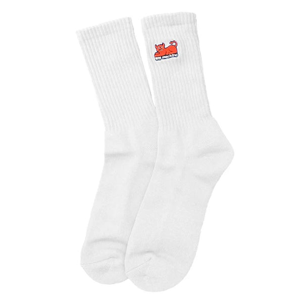 Toy Machine Devil Cat Sock White