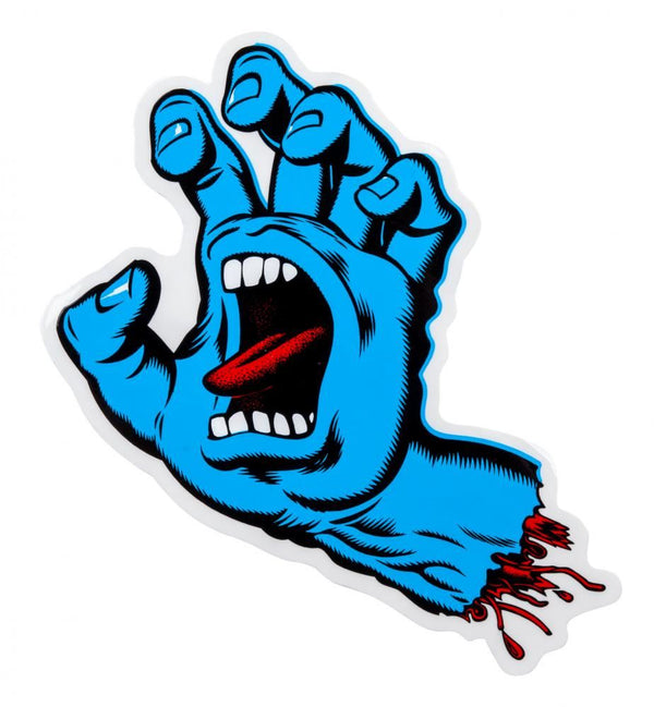 Santa Cruz Stickers Screaming Hand Sticker (10 Pack) - Skatewarehouse.co.uk