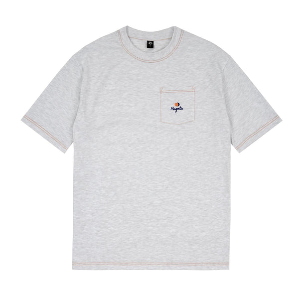 Magenta Vision Pocket Tee Ash - Skatewarehouse.co.uk