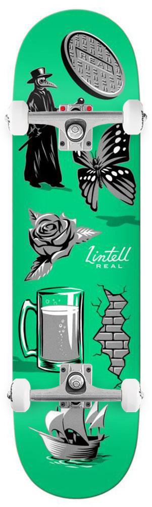 Real s Lintell Revealing x Venom Custom Complete Skateboard - 8.28