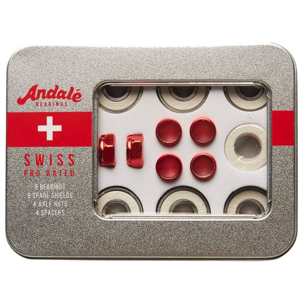 Andale Swiss Pro Rated skateboard bearings - Skatewarehouse.co.uk