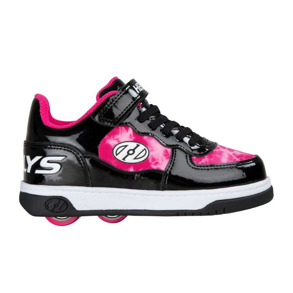 Heelys X2 Reserve Low X2  - Black / Pink / White PU - Skatewarehouse.co.uk