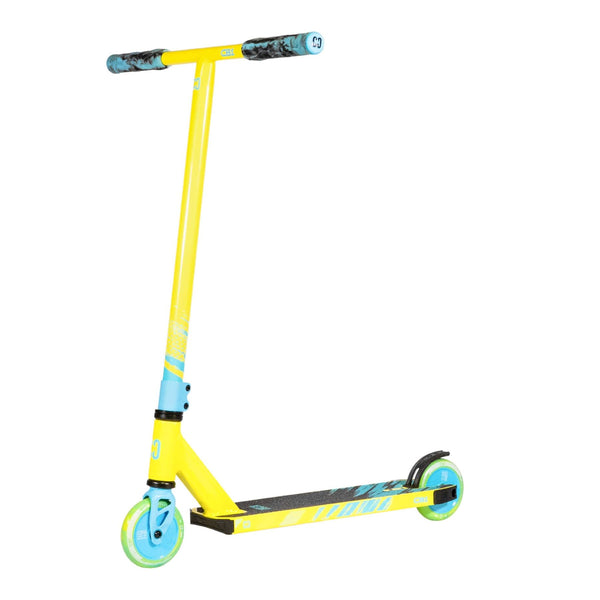 CORE CB1 Complete Scooter - Highlighter Yellow / Blue