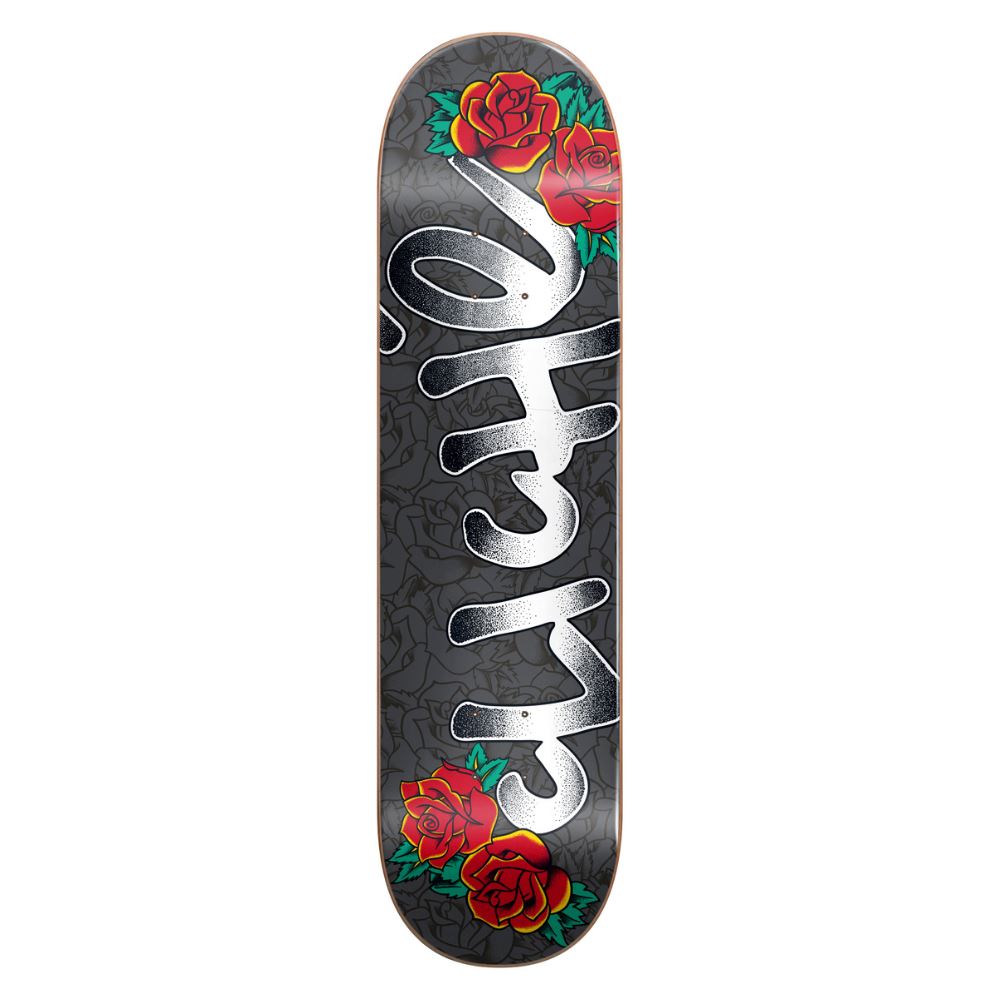 Cliché Traditional Black Skateboard Deck - 8.25"