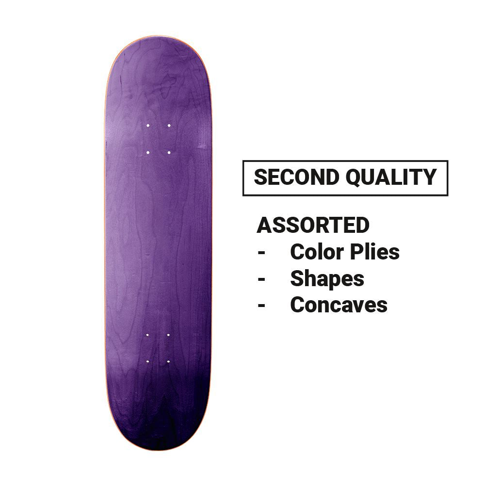 HLC Blank Skateboard Deck - 7.75"
