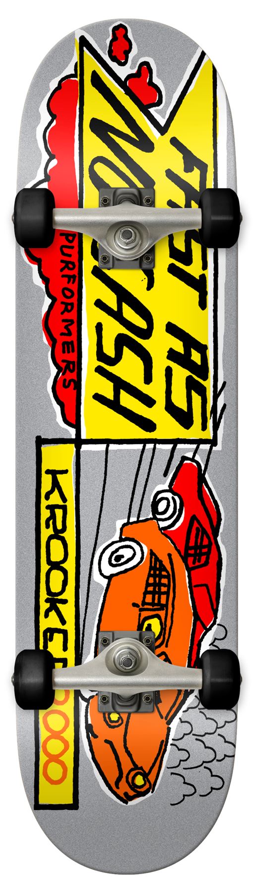Krooked Racing Complete Skateboard - 8.0