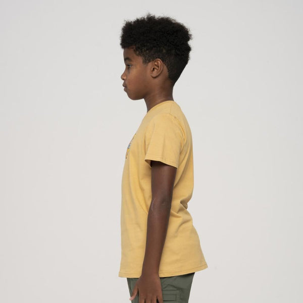 Santa Cruz Youth T-Shirt Youth Peace Strip T-Shirt - Parchment - Skatewarehouse.co.uk