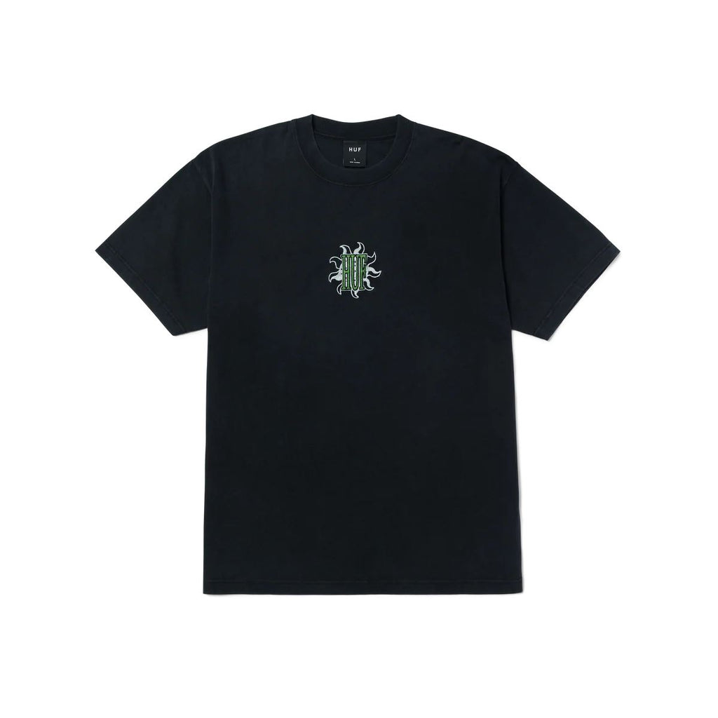 HUF Apollo S / S Washed Tee (Washed Black) - M