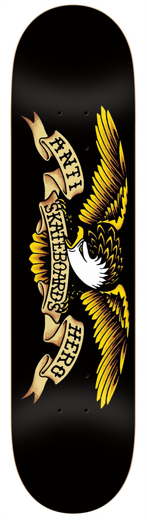 Anti Hero Team Classic Eagle (Black) Skateboard Deck - 8.12