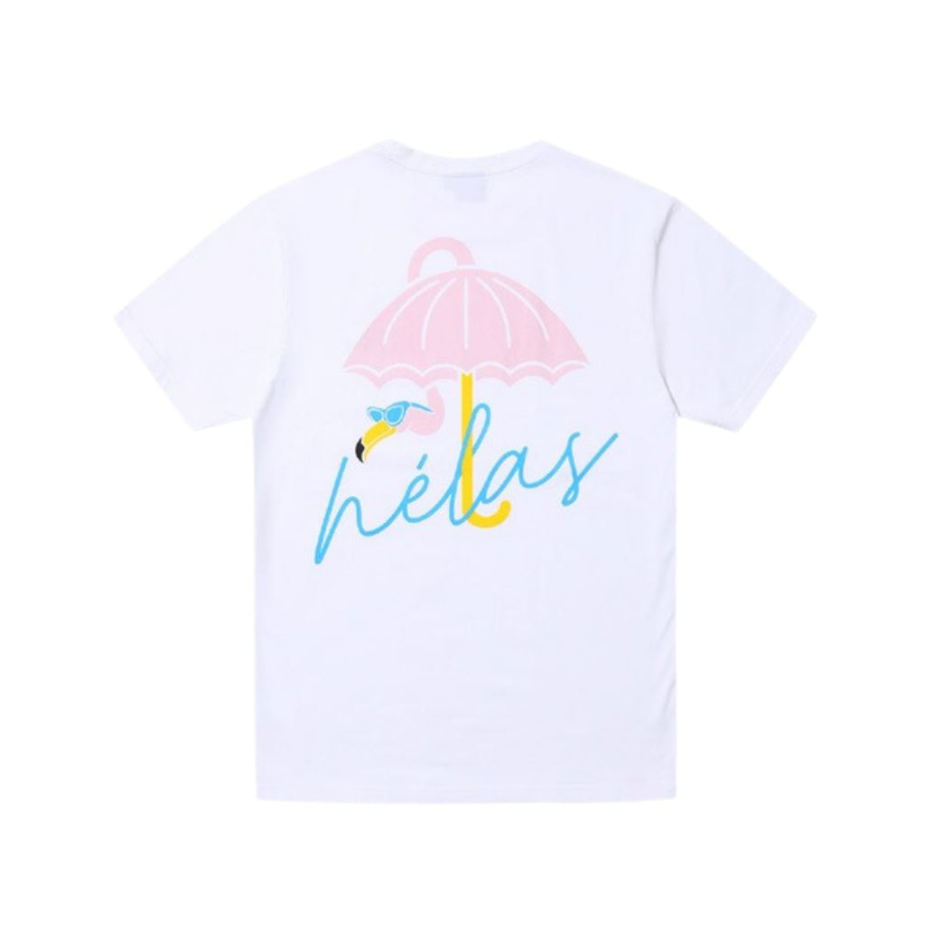 Helas Flamingo Tee (White) - S