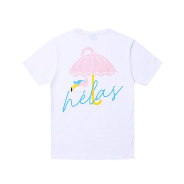 Helas Flamingo Tee (White) - S
