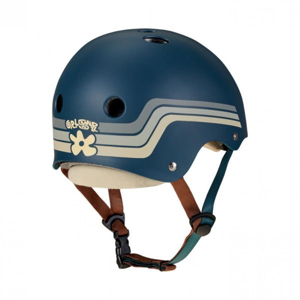Triple Eight Helmet x Grl Swrl Deep Cover - Blue / Grey - Skatewarehouse.co.uk