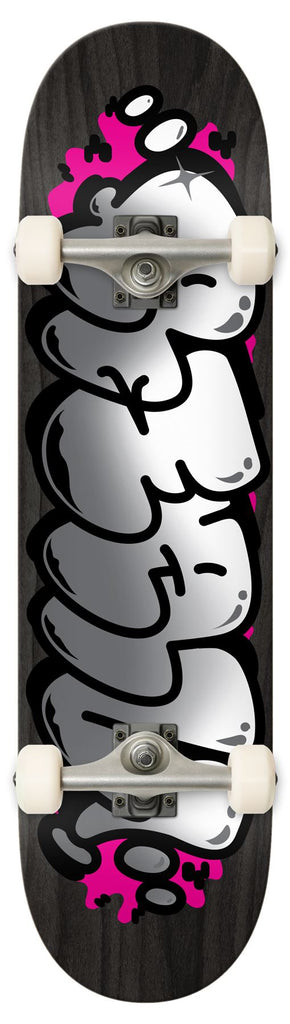 Real Bubble Letter Foil Complete Skateboard - 8.5"
