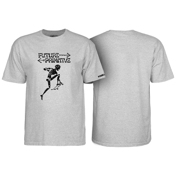 Powell-Peralta Future Primitive Sport Gray Tee - Skatewarehouse.co.uk