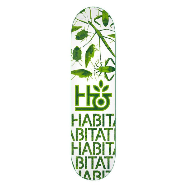 Habitat Insecta Green  Skateboard Deck - 7.75