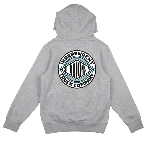 Independent Youth Hood Youth BTG Summit Hood - Athletic Heather - Skatewarehouse.co.uk