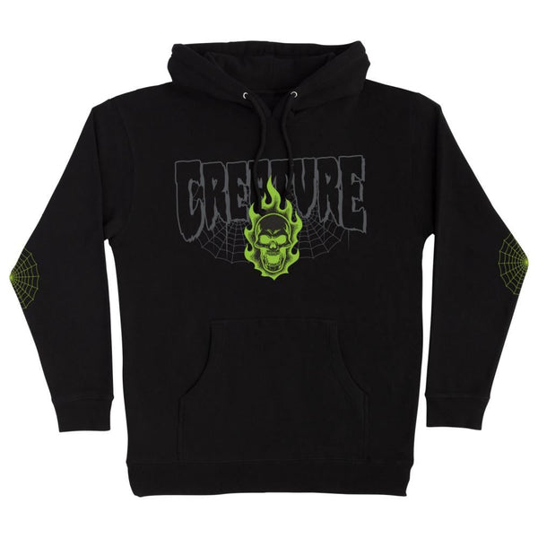 Creature Hoody Bonehead 2 Relic - Black - Skatewarehouse.co.uk