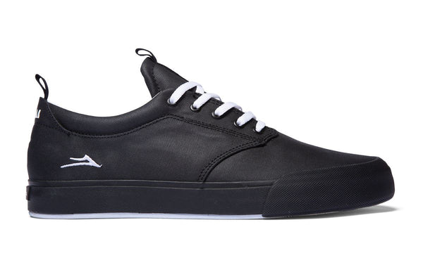 Lakai Wilkins VLK Canvas Skate Shoes - Black - Skatewarehouse.co.uk