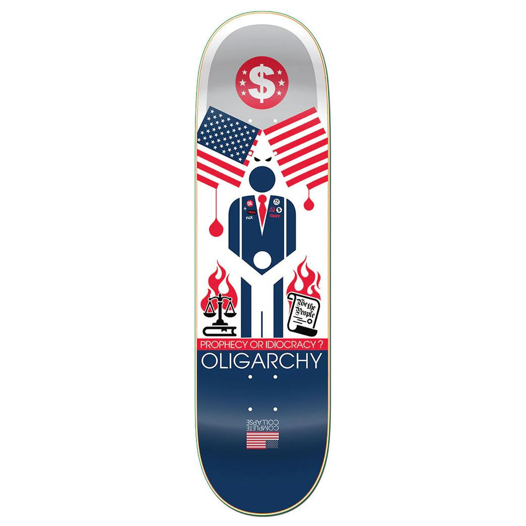StrangeLove 'Oligarchy' x (WB: ) Artwork by Don Pendleton Skateboard Deck - 8.25" - Skatewarehouse.co.uk