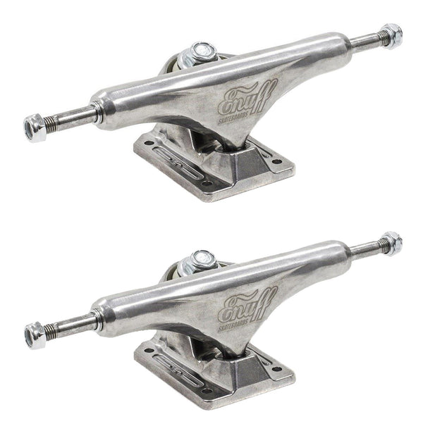 Enuff Decade Pro Satin Skateboard Trucks - Natural / Natural - 129mm - Skatewarehouse.co.uk