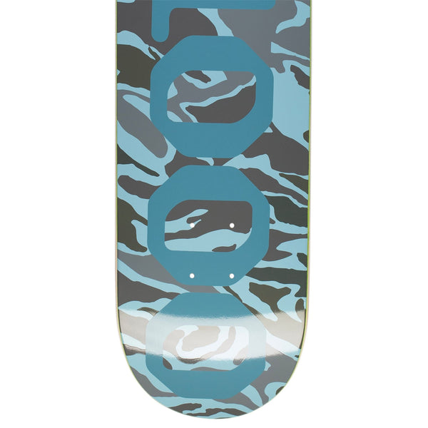 GX1000 OG Logo Camo Blue Skateboard Deck - 8.0