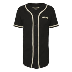Santa Cruz Shirt Arch Strip Baseball Shirt - Black