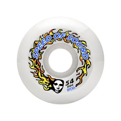 Opera SOS Fire Mask Hardline Conical 101a Candle White Skateboard Wheels - 58mm
