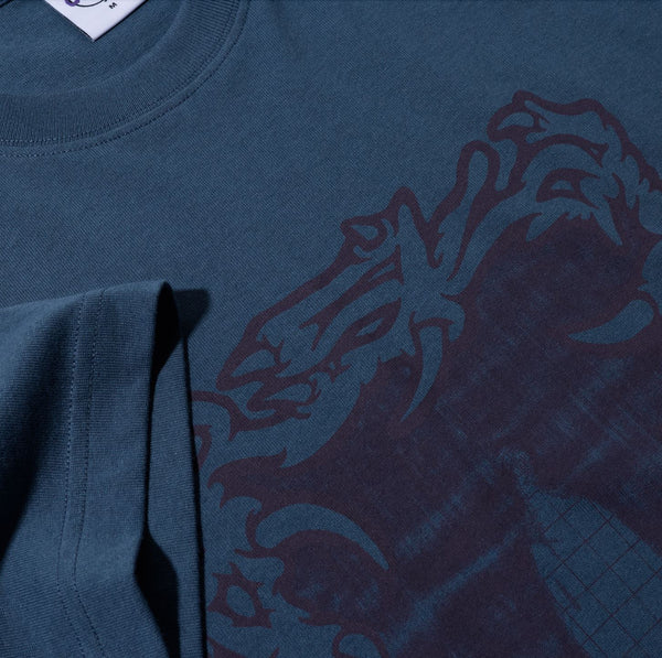 Polar Skate Co Tee | Passing Resemblance (Grey Blue) - S