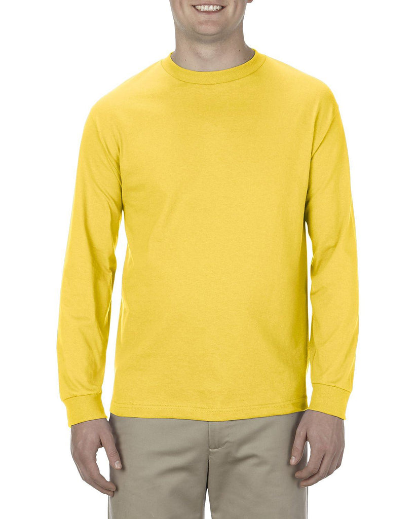 Alstyle American Apparel 1304 Longsleeve Tee - Yellow - S