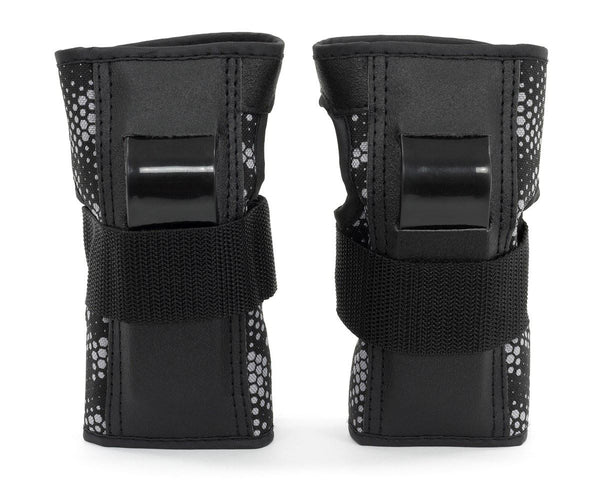 REKD Skateboard Skate Scooter BMX Wrist Guards - Black / Grey - Skatewarehouse.co.uk
