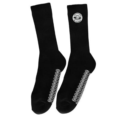 Toy Machine Always Watching Grip Sock Black