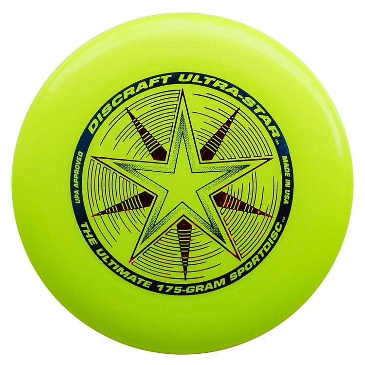 Discraft 175g Ultrastar SportDisc Flying Disc - FloYlw