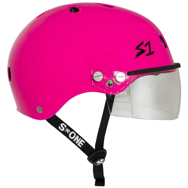 S1 Lifer Helmets inc Visor - Hot Pink Gloss