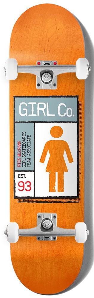 Girl Skateboard Gridbox Rick McCrank x Venom Custom Complete Skateboard - 8.5