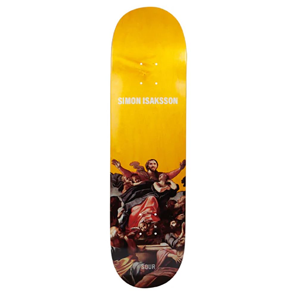 Sour Solution Simon Isaksson 'Euro God' Skateboard Deck - 8.75" - Skatewarehouse.co.uk