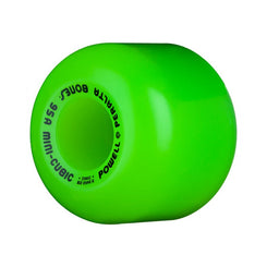 Powell Peralta Mini-Cubic Skateboard Wheels 95a Green - Skatewarehouse.co.uk