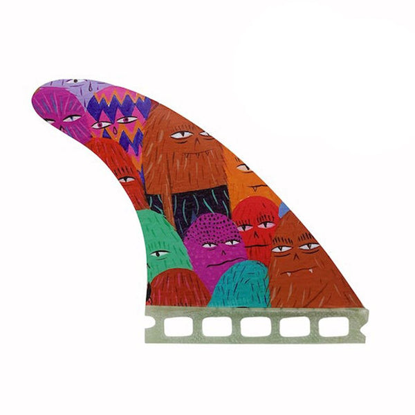 Captain Fin Co - Evan Rossell Hairy Fools Tri - Medium - Pink (Futures) - M
