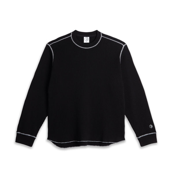 Polar Skate Co Dylan LS Tee (Black / White)