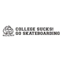 World Industries - Go Skate Bumper Sticker Blk / Wht 5PK