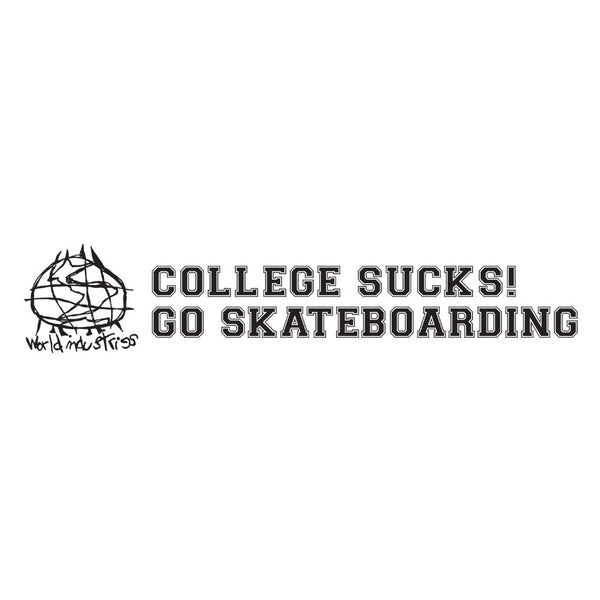 World Industries - Go Skate Bumper Sticker Blk / Wht 5PK