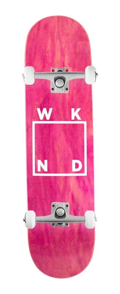WKND Mini White Logo (Assorted Plys) x Venom Custom Complete Skateboard - 7.25