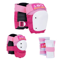 187 Killer Pads Jr. Six Pack Set - Pink - Skatewarehouse.co.uk