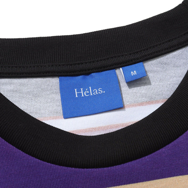 Helas Rayures Tee (Purple / Black) - S