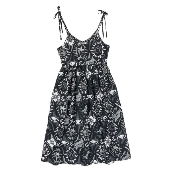 Santa Cruz Womens Dress Patchwork - Black Patchwork - Skatewarehouse.co.uk