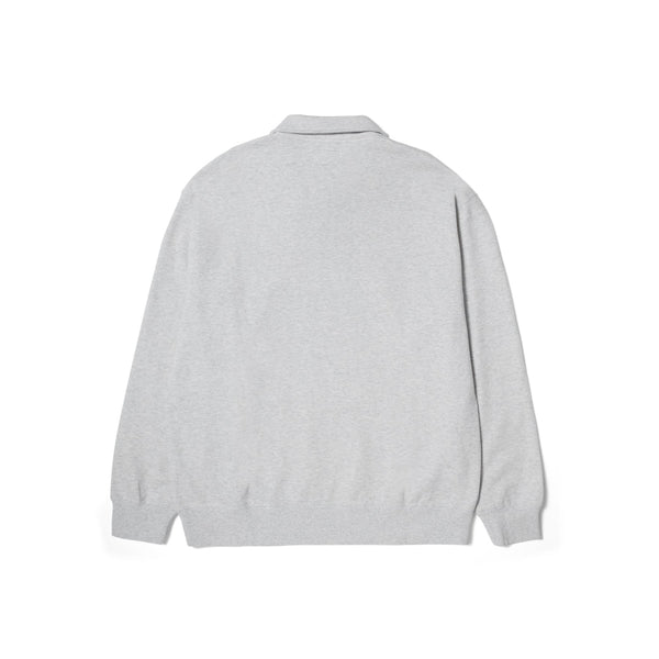 Slate Quarter Zip Fleece (Heather Grey)