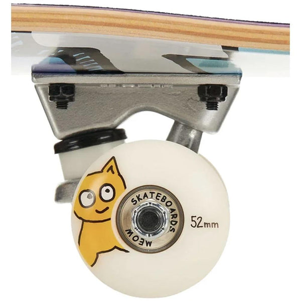 Meow Logo Tie Dye Complete Skateboard - 7.5